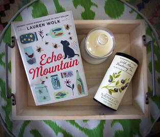 Echo Mountain by Lauren Wolk and Wild Maine Blueberry Tea