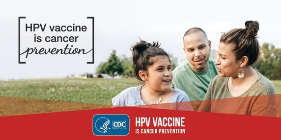 A CDC ad for the HPV vaccine